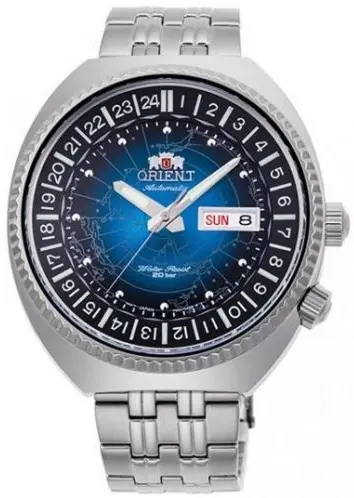 Orient Orient Herreklokke RA-AA0E03L19B Revival Worldmap Blå/Stål Ø43.5 mm