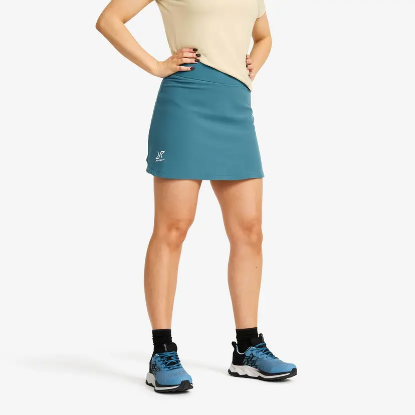 RevolutionRace Rise 2-in-1 Skirt Dame Blue Ashes