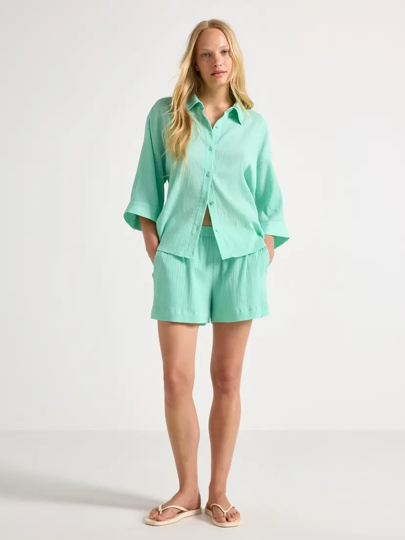 Lindex Krepp shorts