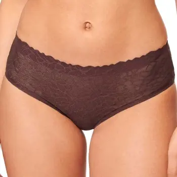 Sloggi Sloggi Truser ZERO Feel Lace 2.0 Hipster Brun X-Small Dame