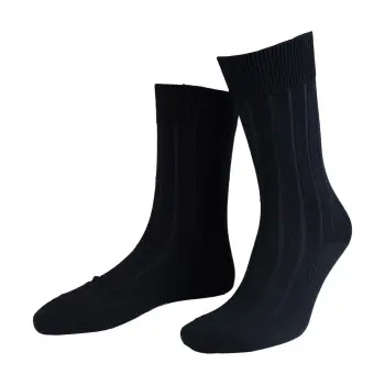Amanda Christensen Amanda Christensen Strømper Grade Wide Rib Ankle Socks Marine
