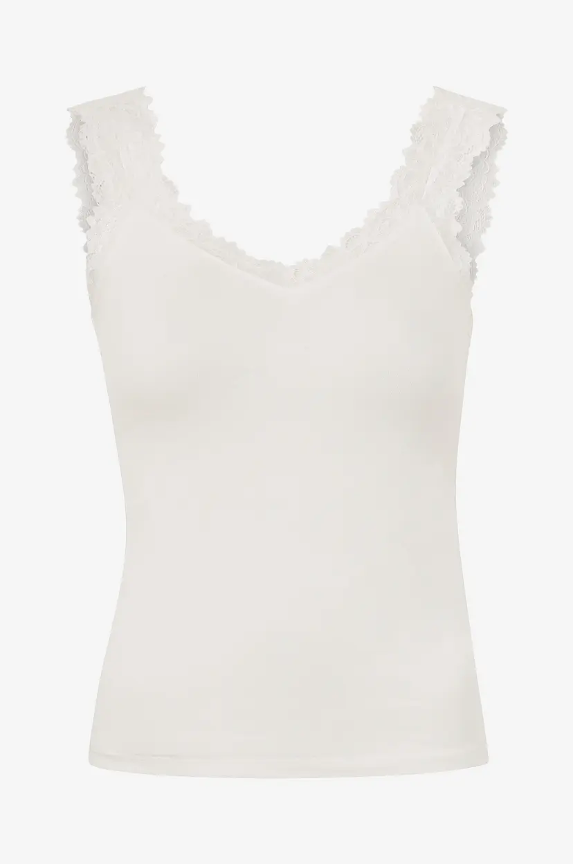 Vero Moda Topp vmRosa SL Top Jrs - Hvit