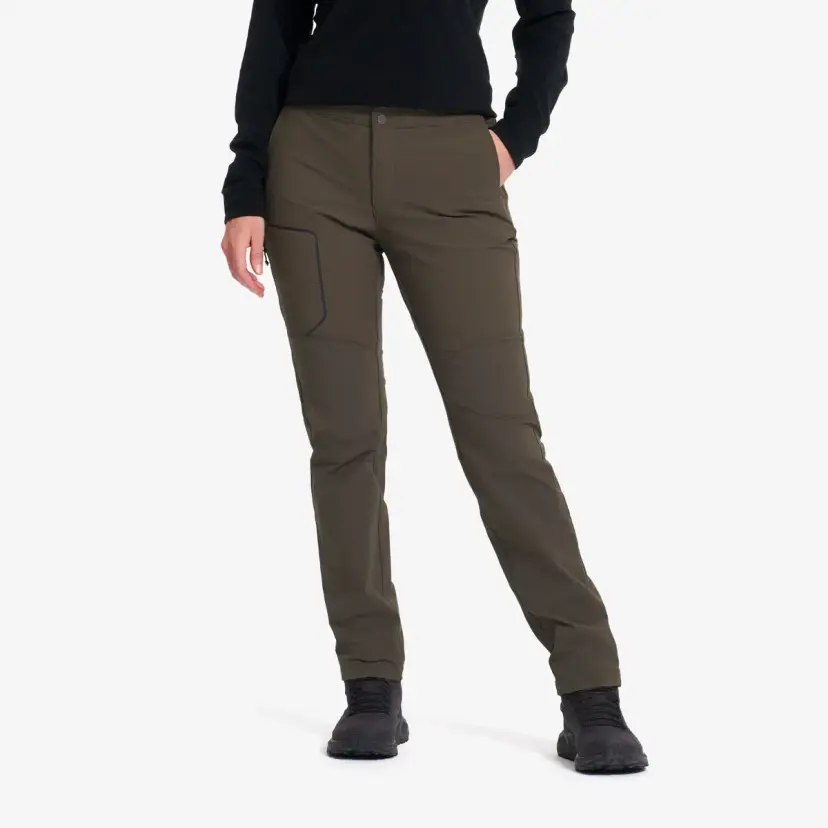 RevolutionRace Surmount Hiking Stretch Pants Dame Mud