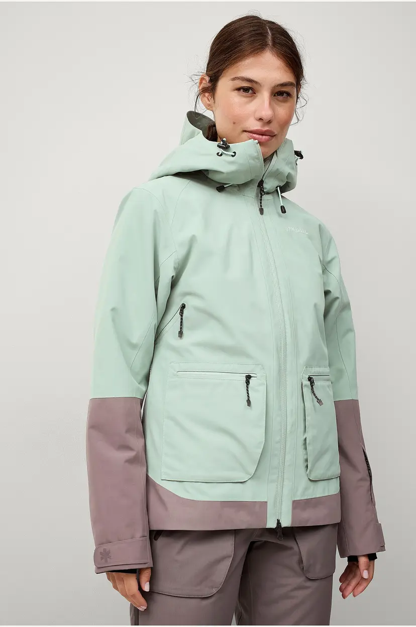 Áhkká Skijakke Ski Jacket W - Grønn