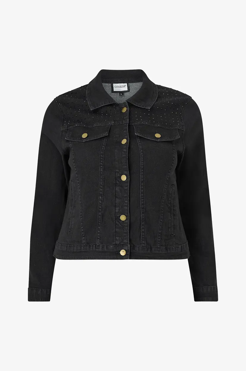 Gozzip Denim jakke gMaya Denim Jacket - Svart
