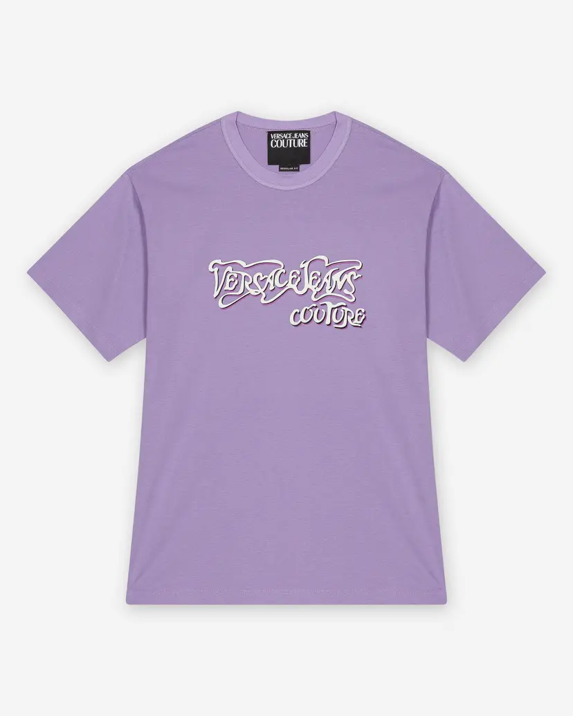 Versace Jeans Couture Versace Jeans Couture 80GAHD08 Purple T-shirt
