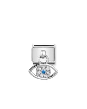 Nomination Greek Eye Charm Silver