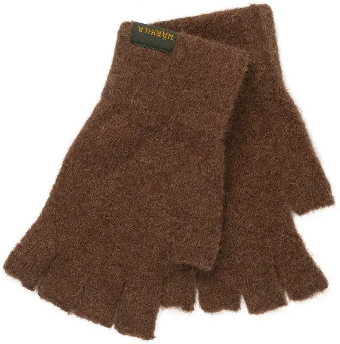Härkila Härkila M's Alpacka Half Finger Gloves P inecone Brown