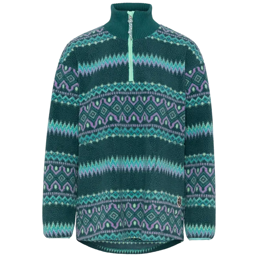 Kari Traa Kari Traa Women's Ruthie Midlayer Half Zip Peacock