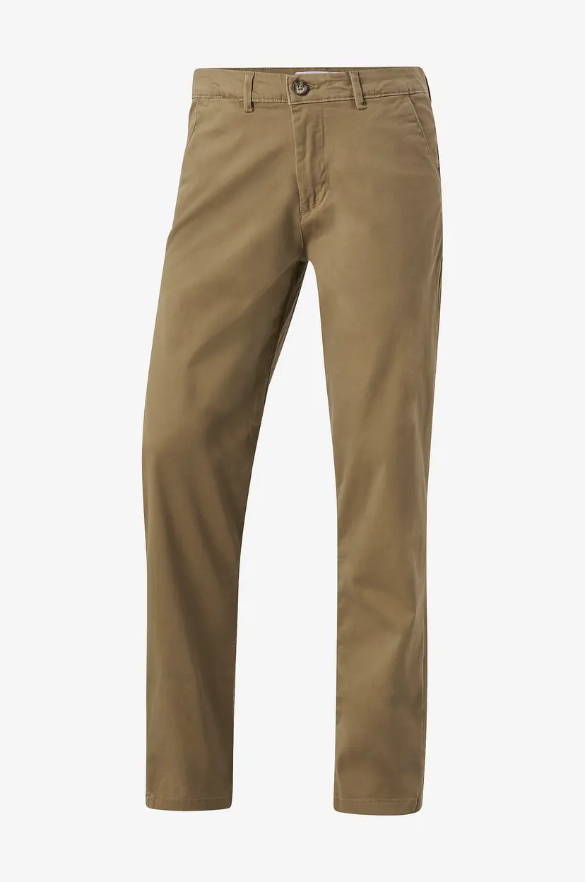 Selected Men Chinos slhStraight-New Miles 196 Flex Pant - Brun