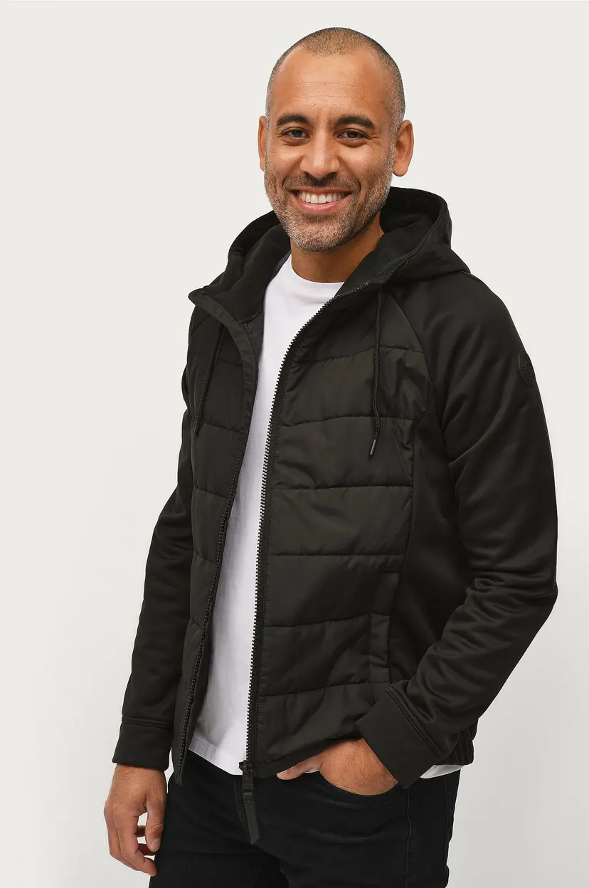 Ellos Collection Jakke Hugh Hybrid Jacket - Svart