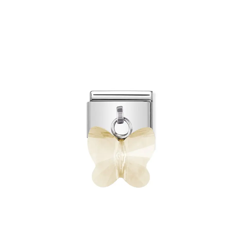 Nomination Crystal Butterflies Champagne