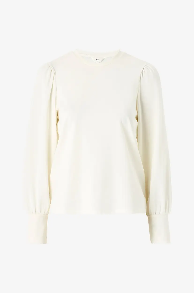 Object Collectors Item Topp objCaroline L/S Top - Hvit
