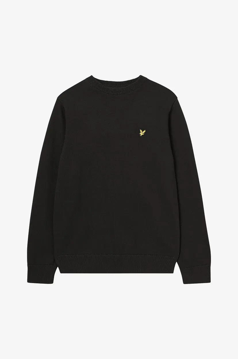 Lyle & Scott Genser Cotton Crew Neck Jumper - Svart