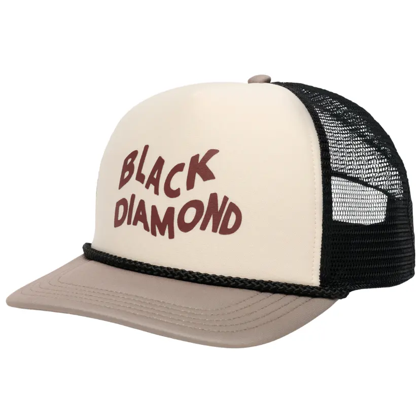 Black Diamond Black Diamond Flat Bill Trucker Hat Chalk