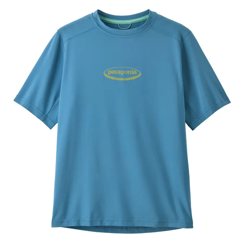 Patagonia Patagonia - T-skjorte Capilene Silkweight '95 Oval Logo: Shore Blue