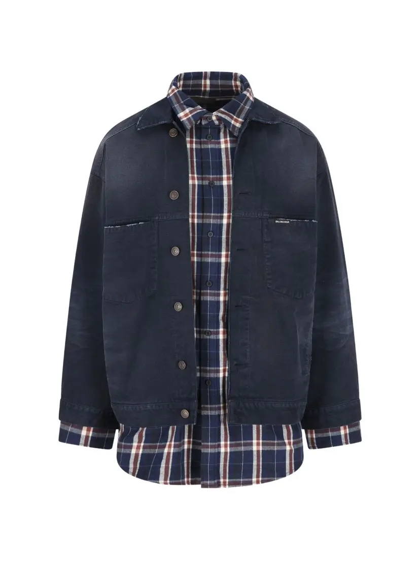 Balenciaga Balenciaga Denimjakker – Blå