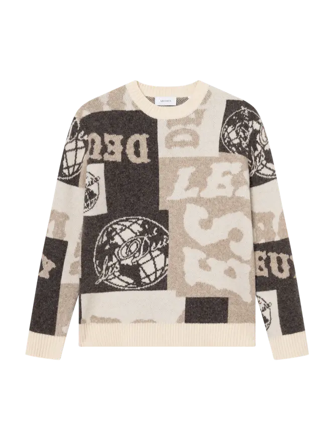 Les Deux Globe Crewneck Knit
