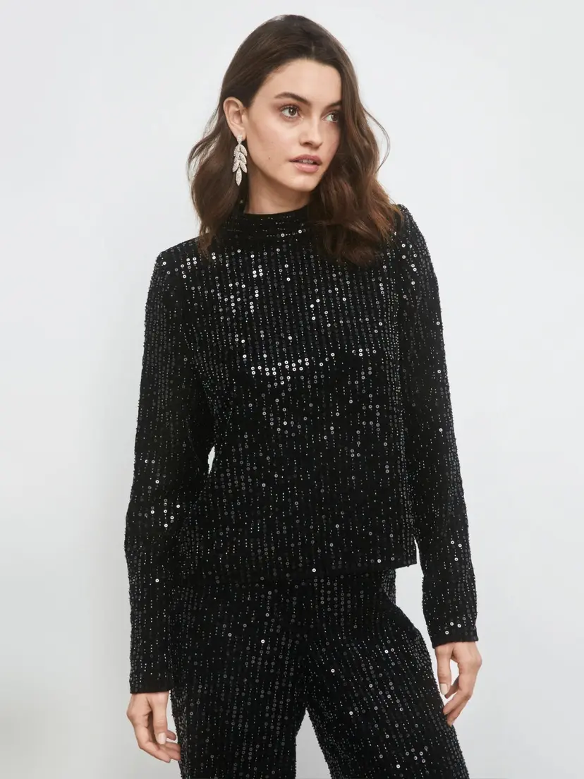 Camilla Pihl Studio Sequin Top