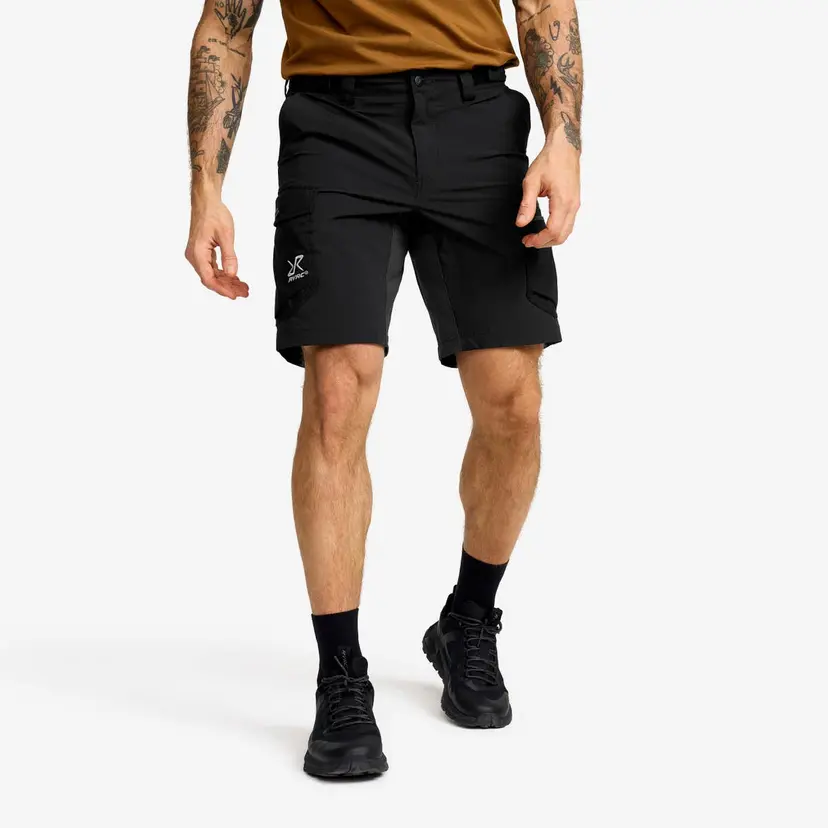 RevolutionRace Rambler Lightweight Pro Shorts Herre Black