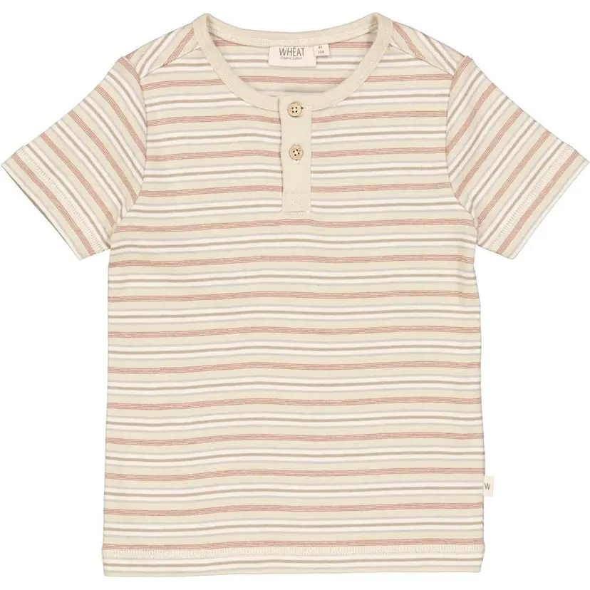 Wheat Wheat T-Shirt Bertram Dusty Stripe (128 / 8 år)