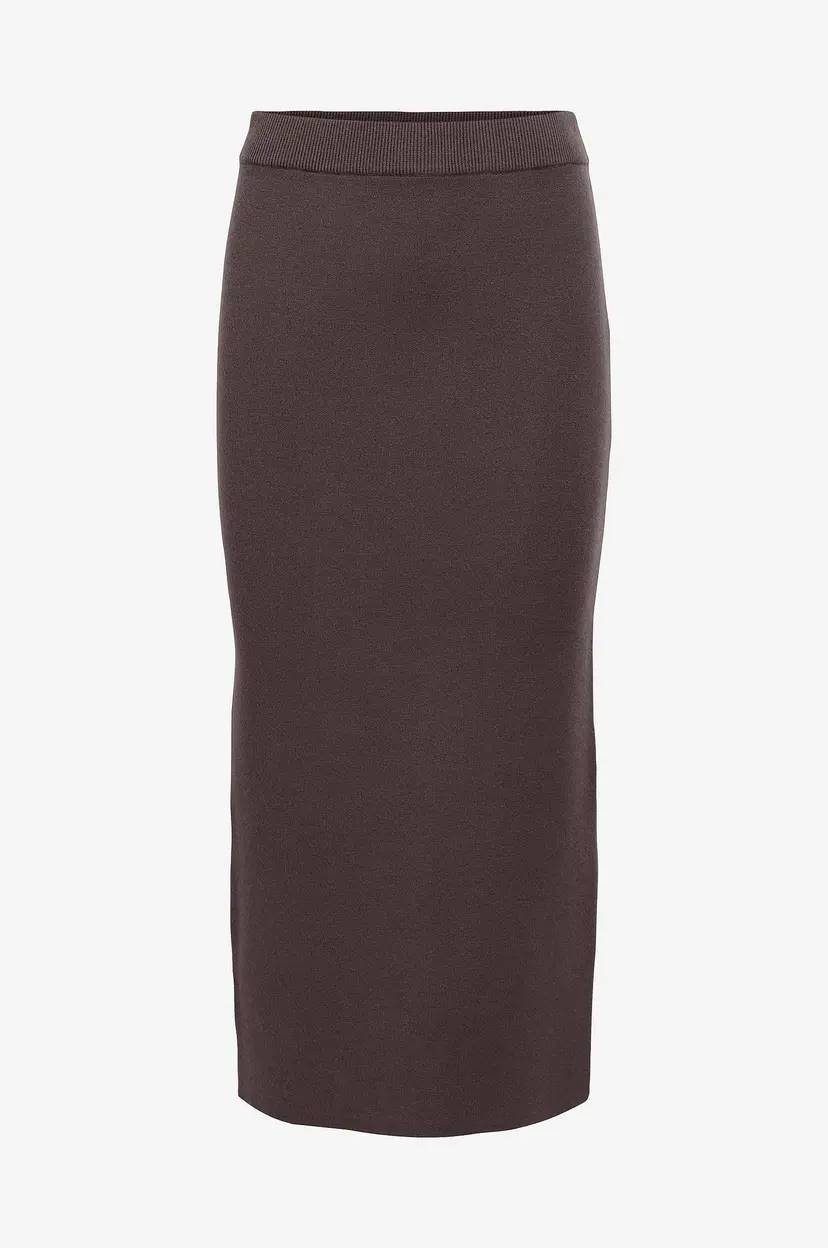 Object Collectors Item Skjørt objReynard HW Knit Skirt E AW Fair - Brun