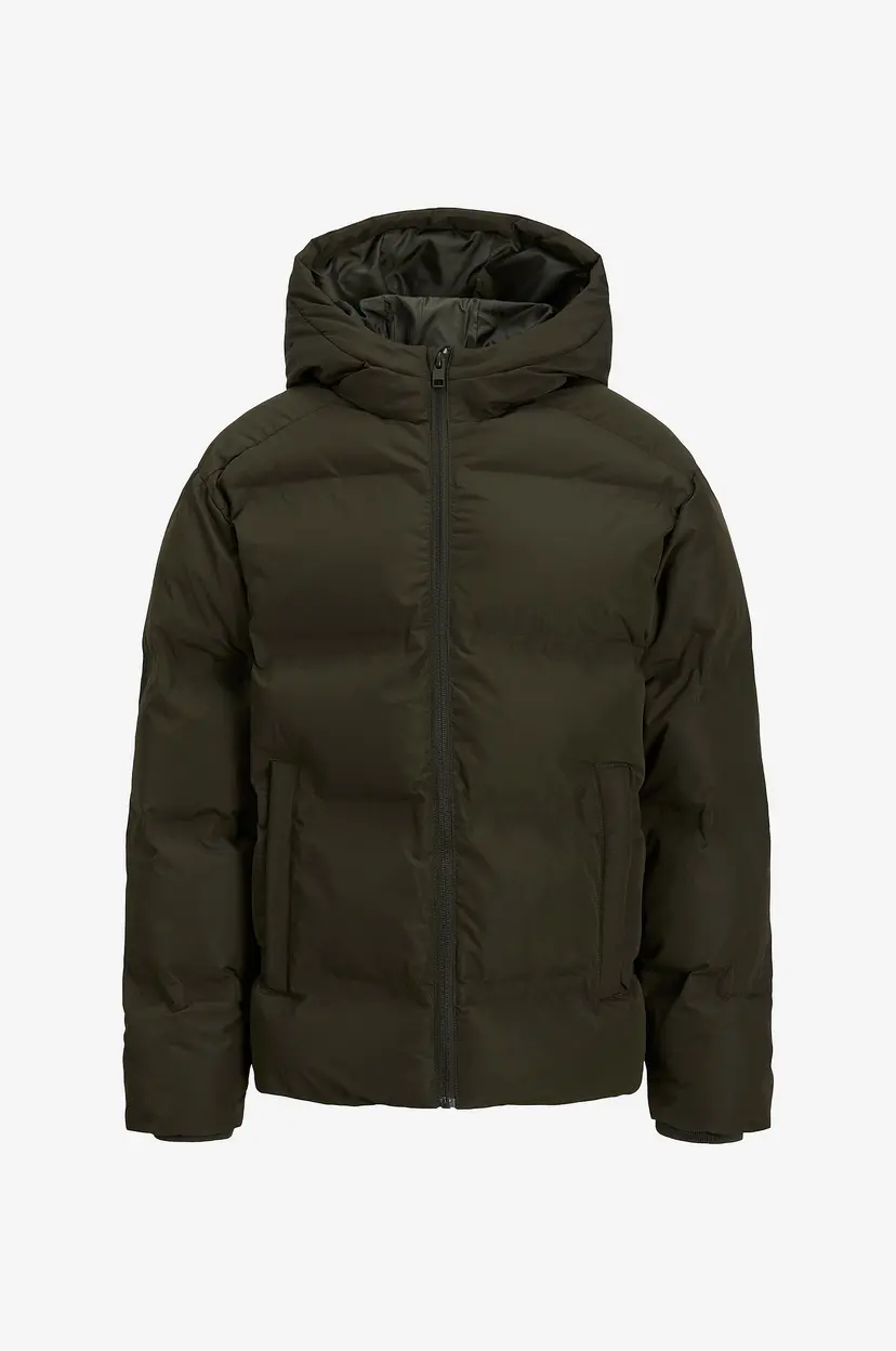 Jack & Jones Junior Pufferjakke jjeSoho Puffer Hood SN Jnr - Grønn