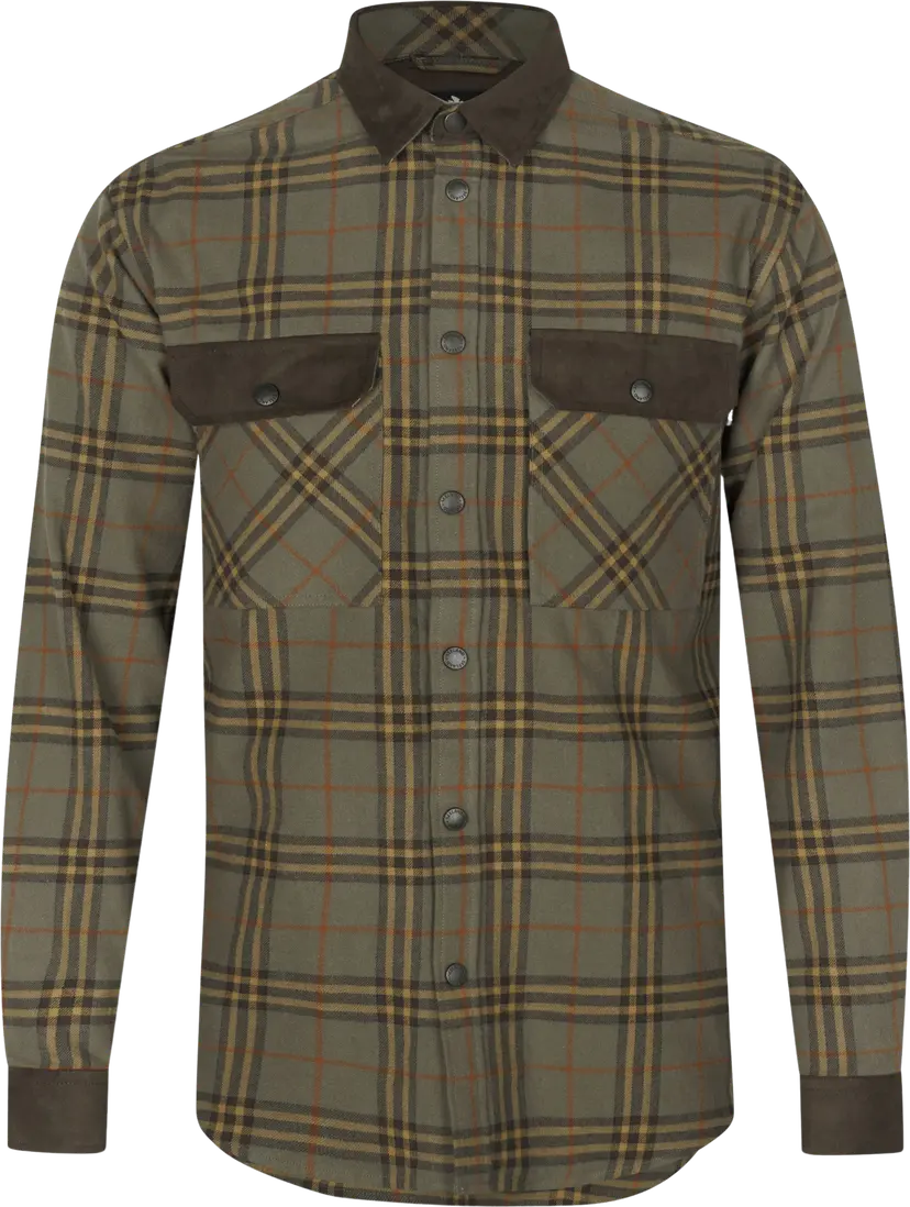 Seeland Seeland Banff Shirt Grape Leaf/Terracotta Check