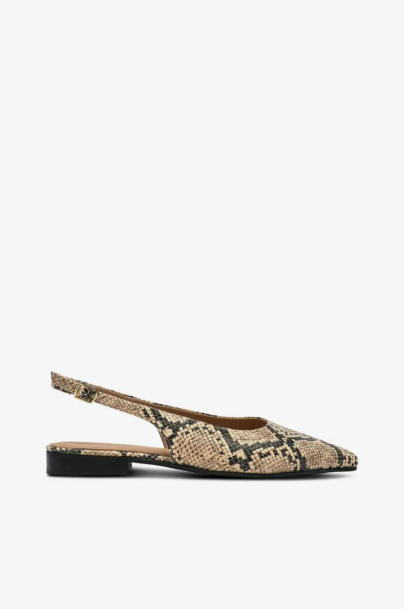 Copenhagen Shoes Slingbackser Forever And Ever - Beige