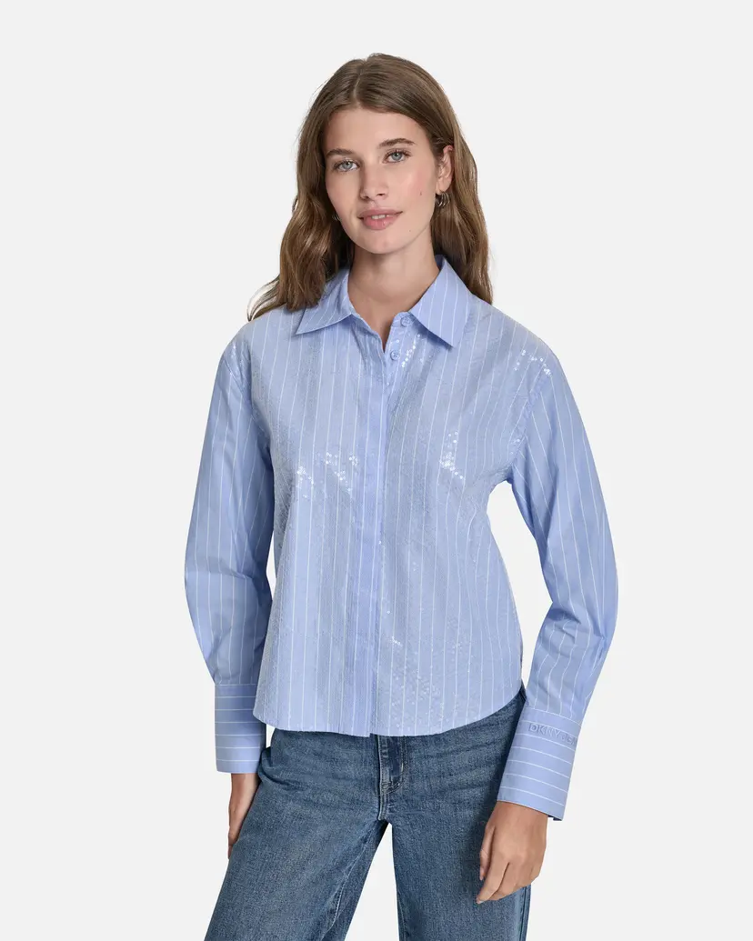 DKNY Jeans DKNY Jeans DJ6W2204 Blue Shirt