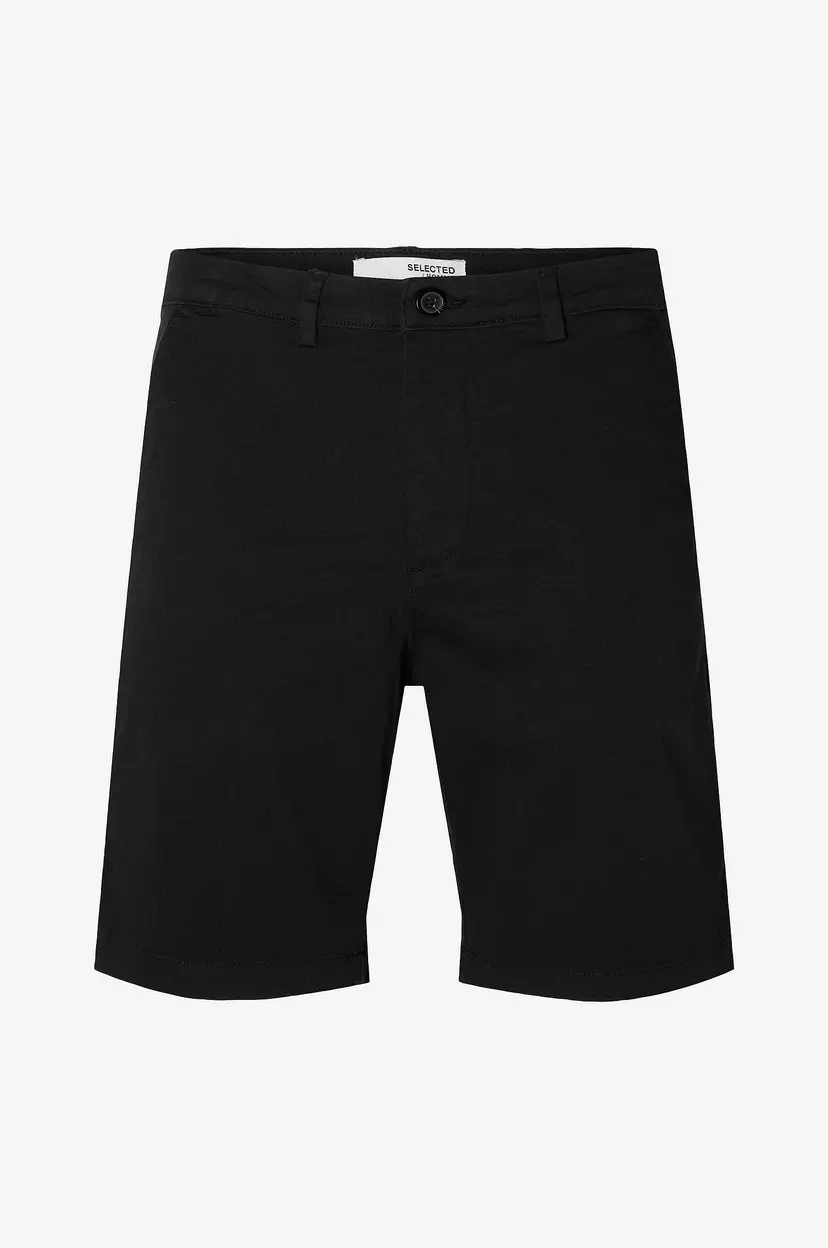 Selected Men Chinoshorts slhSlim-Miles Flex Shorts - Svart