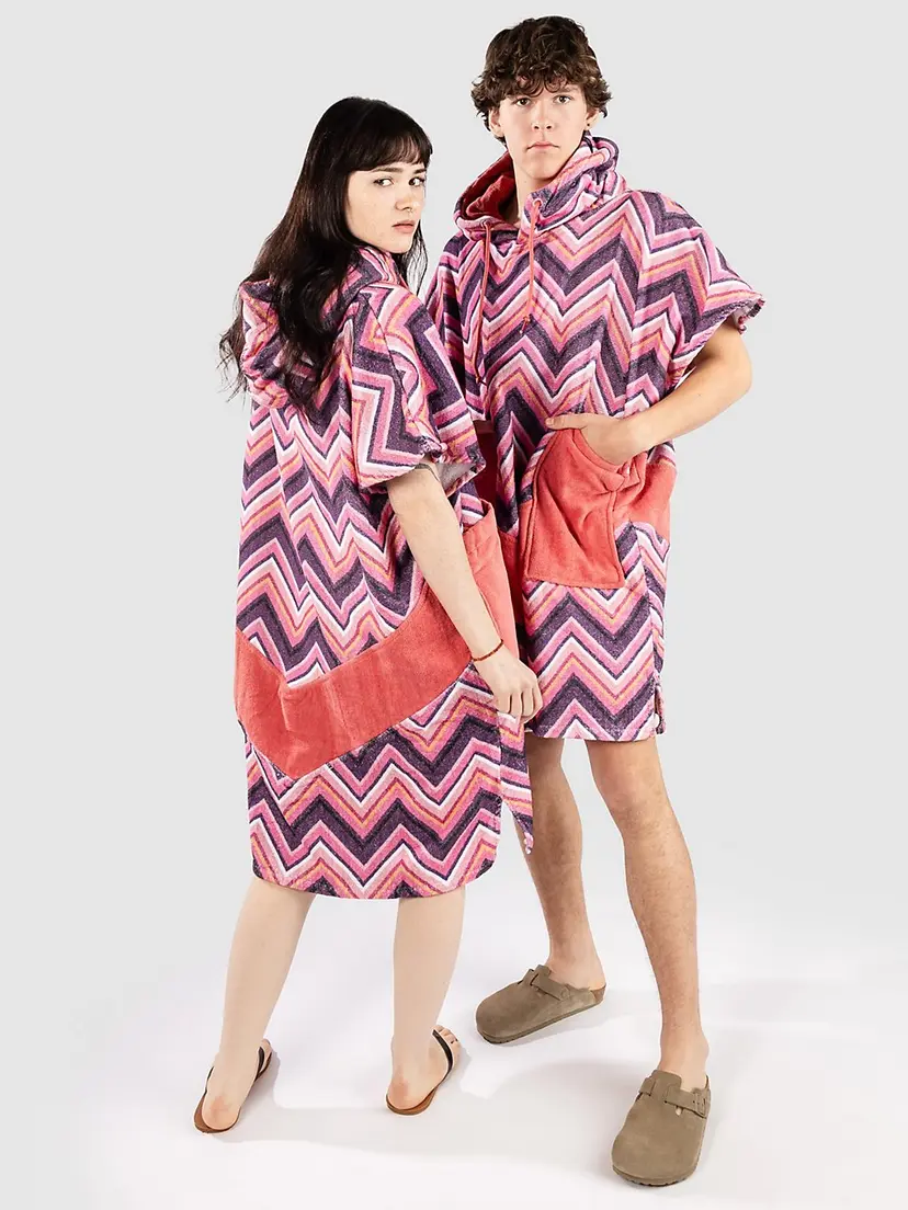All-In All-In Beach Crew Jacquard V Poncho mønster