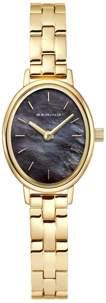 BERING Bering Dameklokke 11020-732 Classic Sort/Gulltonet stål Ø20 mm