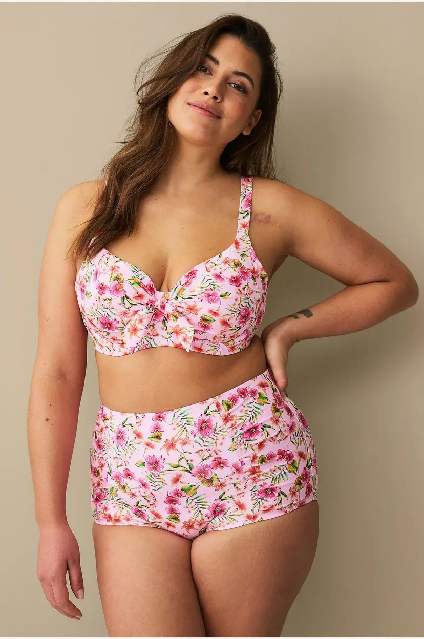 Ellos Plus collection Bikinitruse med shaping-effekt - Rosa