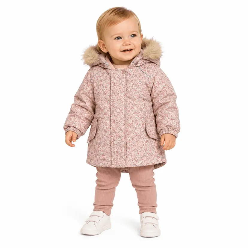 Wheat Wheat, Jacket Mathilde, Baby, Rose Dust Flowers