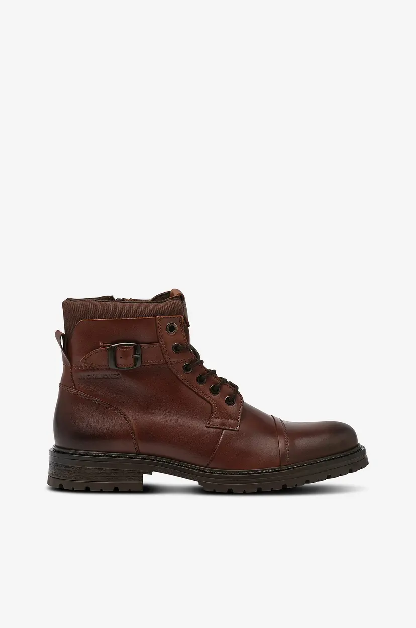 Jack & Jones Boots jfwDexter Leather Boot SN - Brun