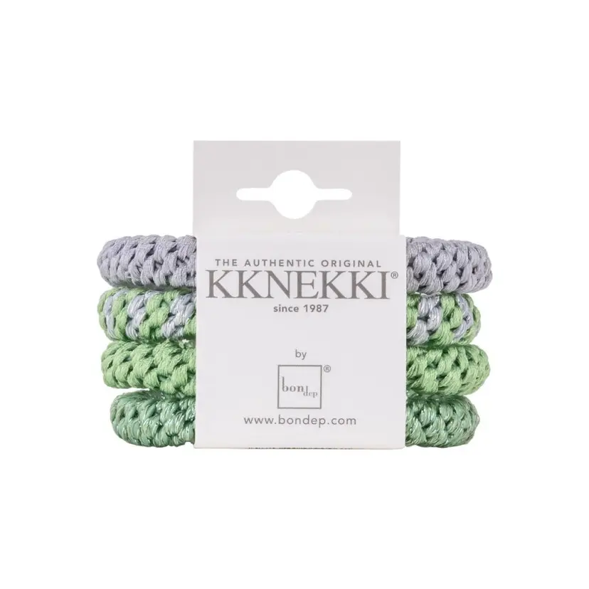 Kknekki Kknekki - Hårstrikk 4 pk Bundle 47 Grønn