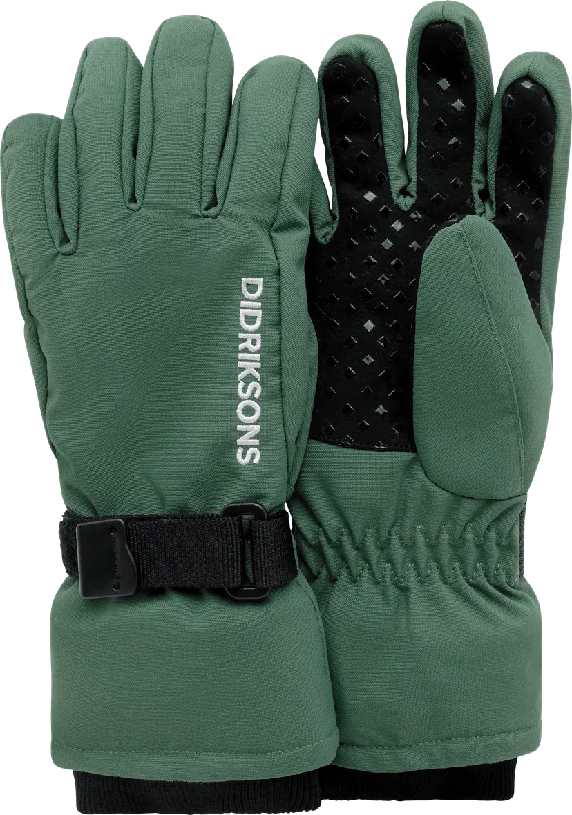 Didriksons Didriksons Kids' Biggles Gloves Dark Moss