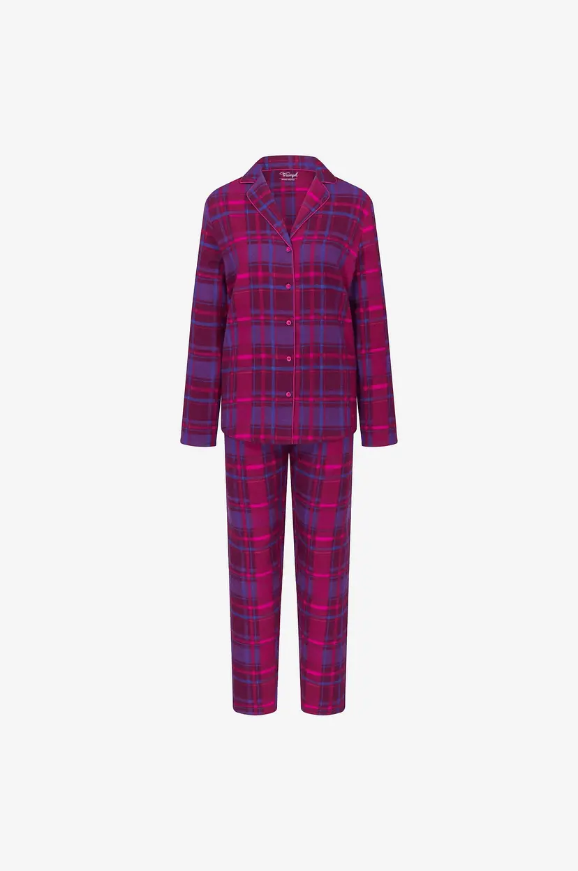 Triumph Pysjsett Boyfriend PW 01 X Checks - Rosa