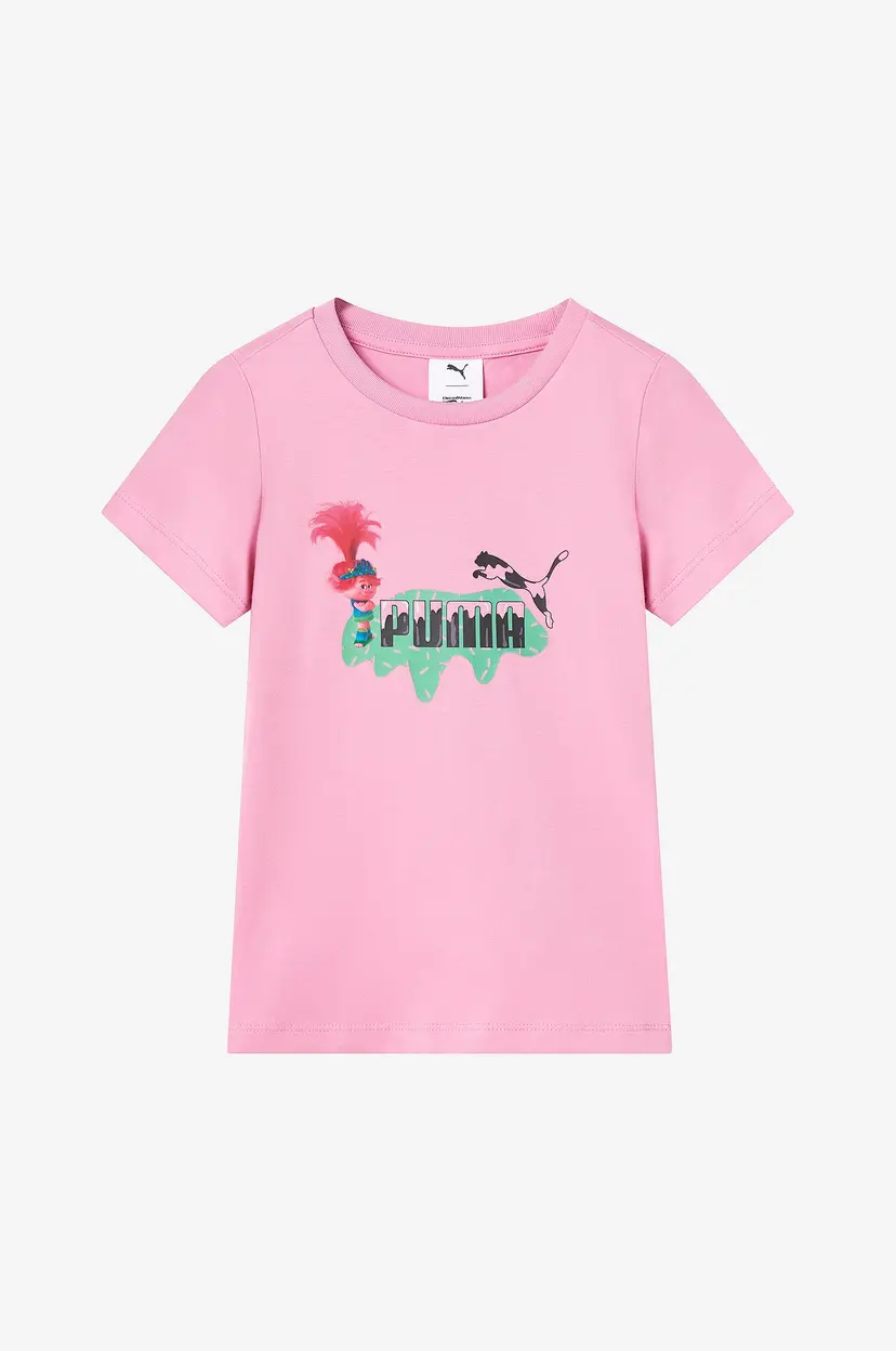 Puma T-skjorte Puma X Trolls Tee - Rosa