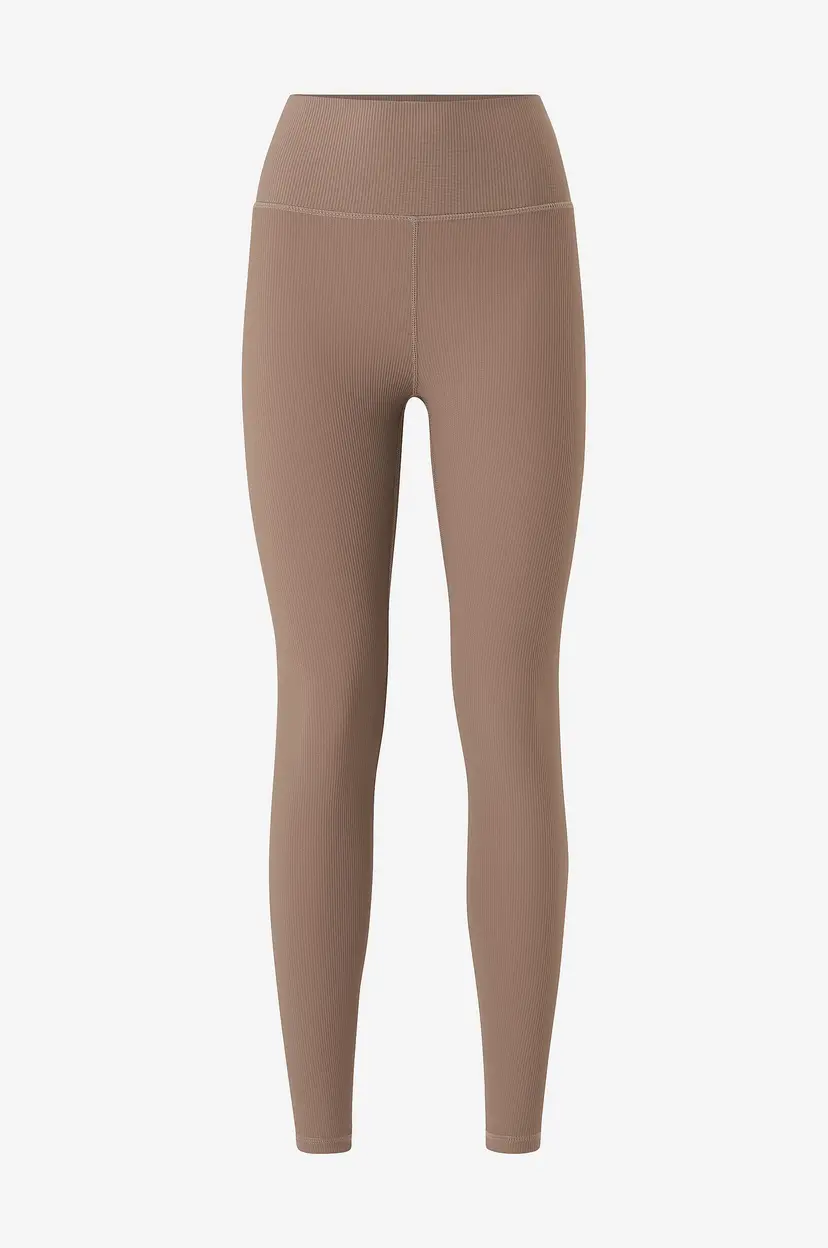 Aim'n Treningstights Ribbed Performance Tights - Brun