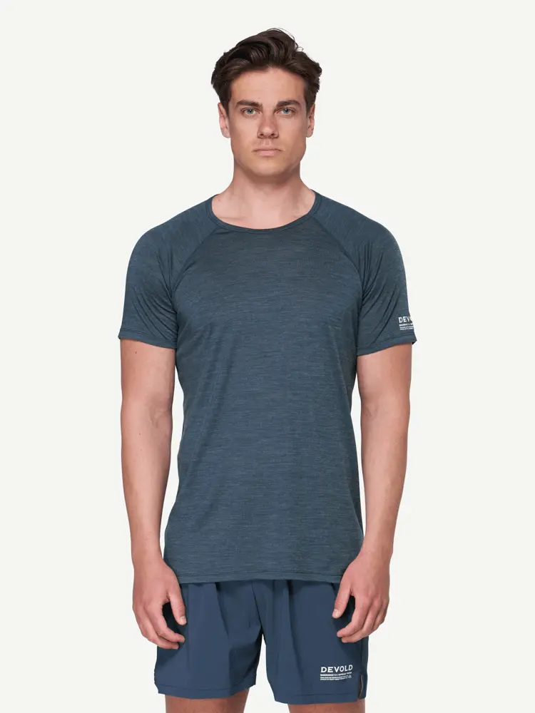 Devold Devold - Endurance Merino 130 T-skjorte Herre - Large - Blå