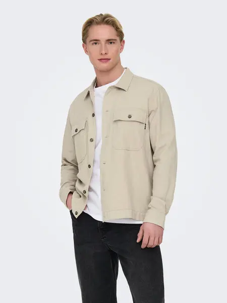 Only & Sons Onskennet Ls Overshirt Noos