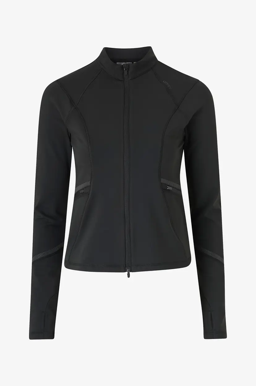 Aim'n Treningsjakke Reflective Warming Zip - Svart