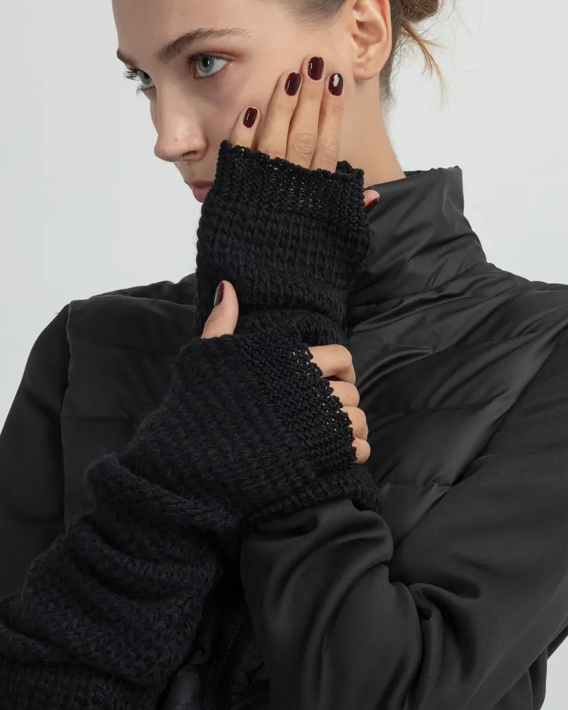 Malloni Manguitos Malloni M25I94212 Preto