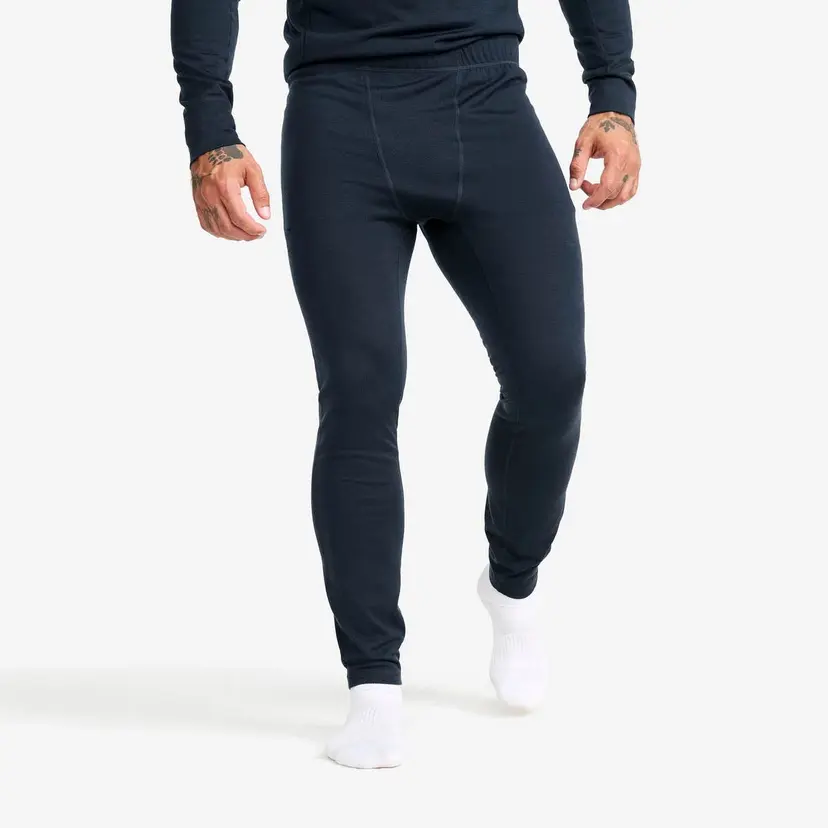 RevolutionRace Route Merino Light Base Layer Pants Herre Deep Navy