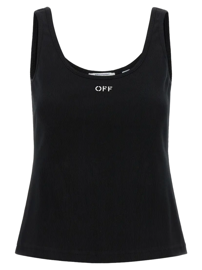 Off White Off-White Singleter – Svart