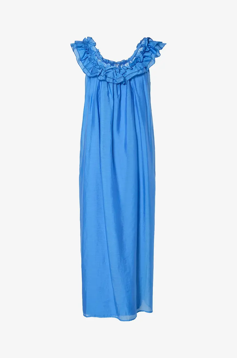 Y.A.S Kjole yasSonic SL Long Dress - Blå