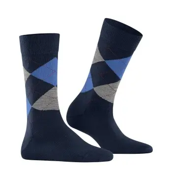 Burlington Burlington Strømper Marylebone Wool Socks Marine Str 36/41 Dame