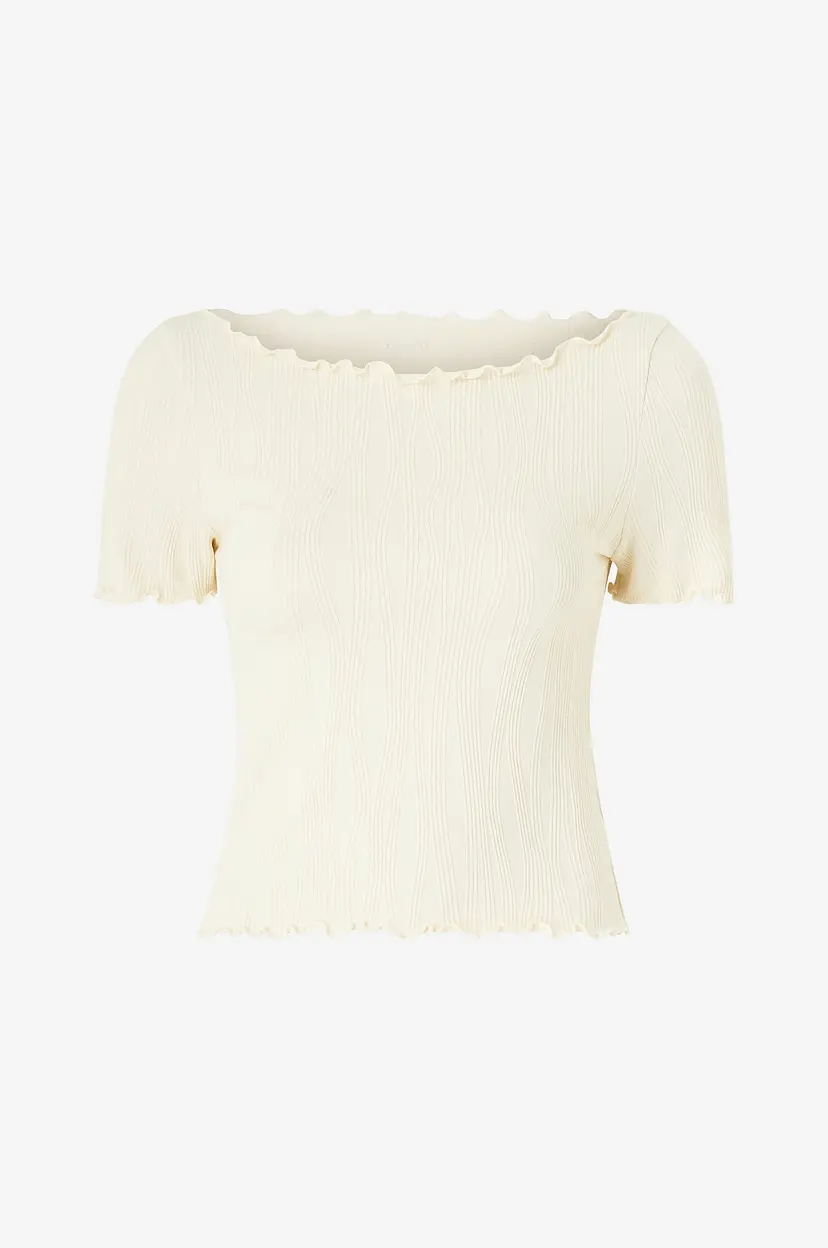Aim'n Topp Tulip Short Sleeve Top - Hvit